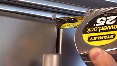 Sub Zero Side by Side Door Adjustment