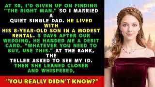 At 38, I Married an Ordinary Single Dad—Then His Debit Card Revealed a Hidden Fortune