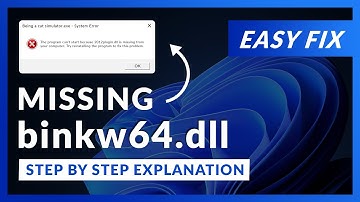 binkw64.dll Error Windows 11 | 2 Ways To FIX | 2021