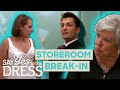 Brides mum breaks into the storeroom  say yes to the dress