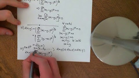 The Triangle Inequality in Lp Spaces