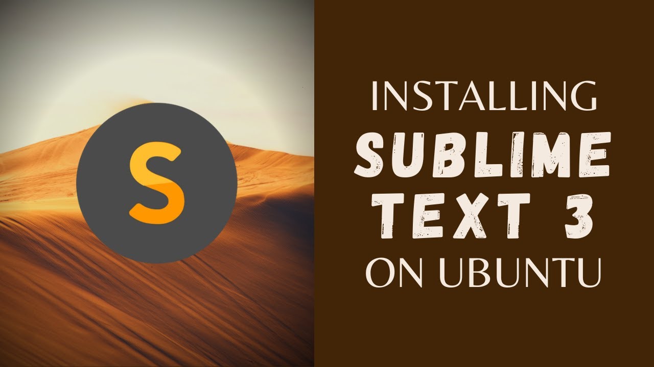 sublime คือ  Update New  How to Install Sublime Text 3 on Ubuntu [+themes]