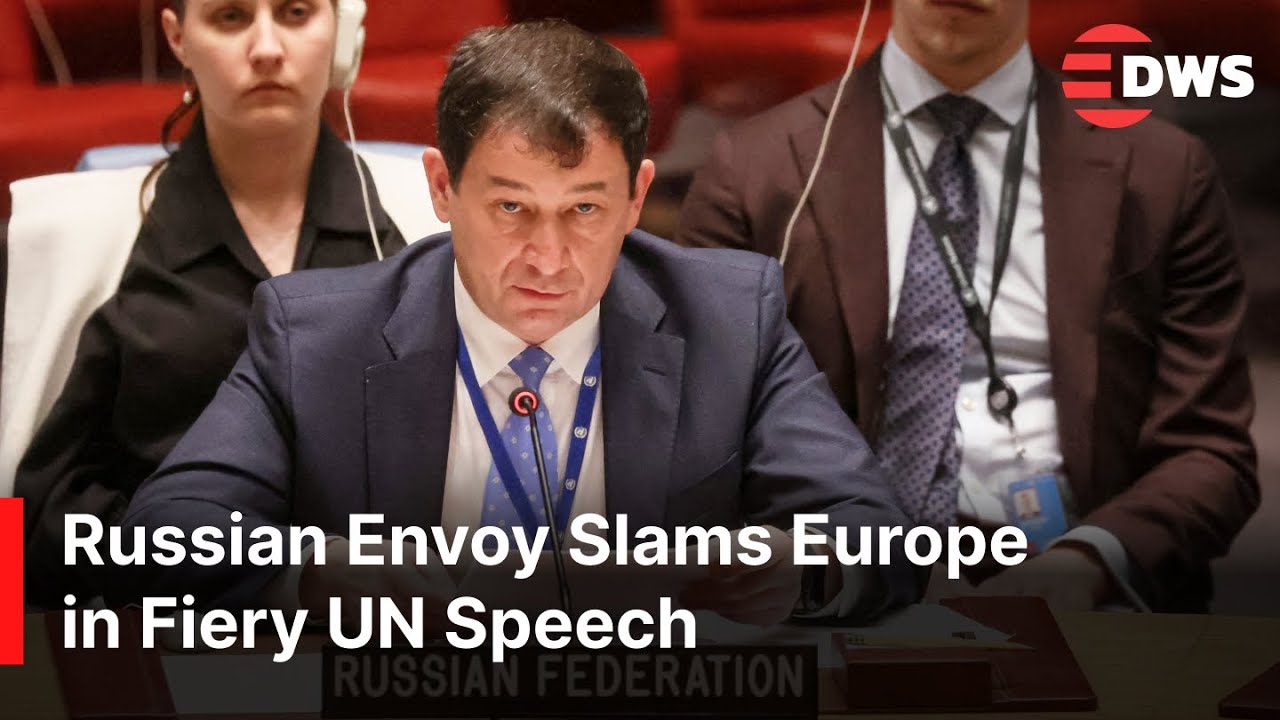 MUST WATCH: Russia Envoy Uses U.S. VP JD Vance Quote to Slam Europe at UN Security Council | AC1E