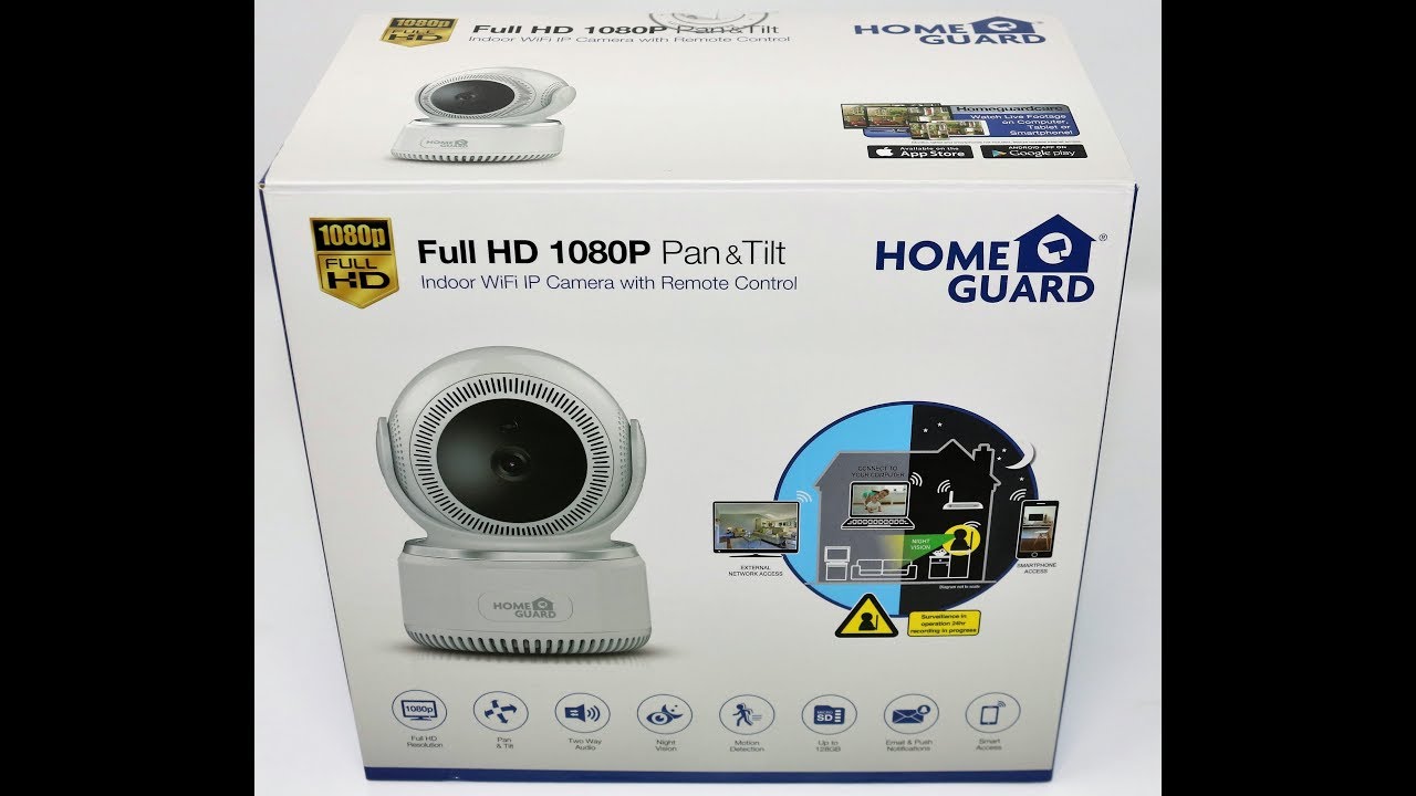 HOMEGUARD FULL HD 1080P PAN \u0026 TILT CCTV 