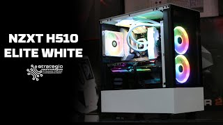 NZXT H510 ELITE WHITE GAMING PC - RYZEN 7 5800X, RTX 3060 OC, ASUS ROG STRIX COMPONENTS