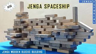 How to Build a Spaceship Using Jenga Blocks (Orbital Platform Tutorial #156) #jenga #spaceship