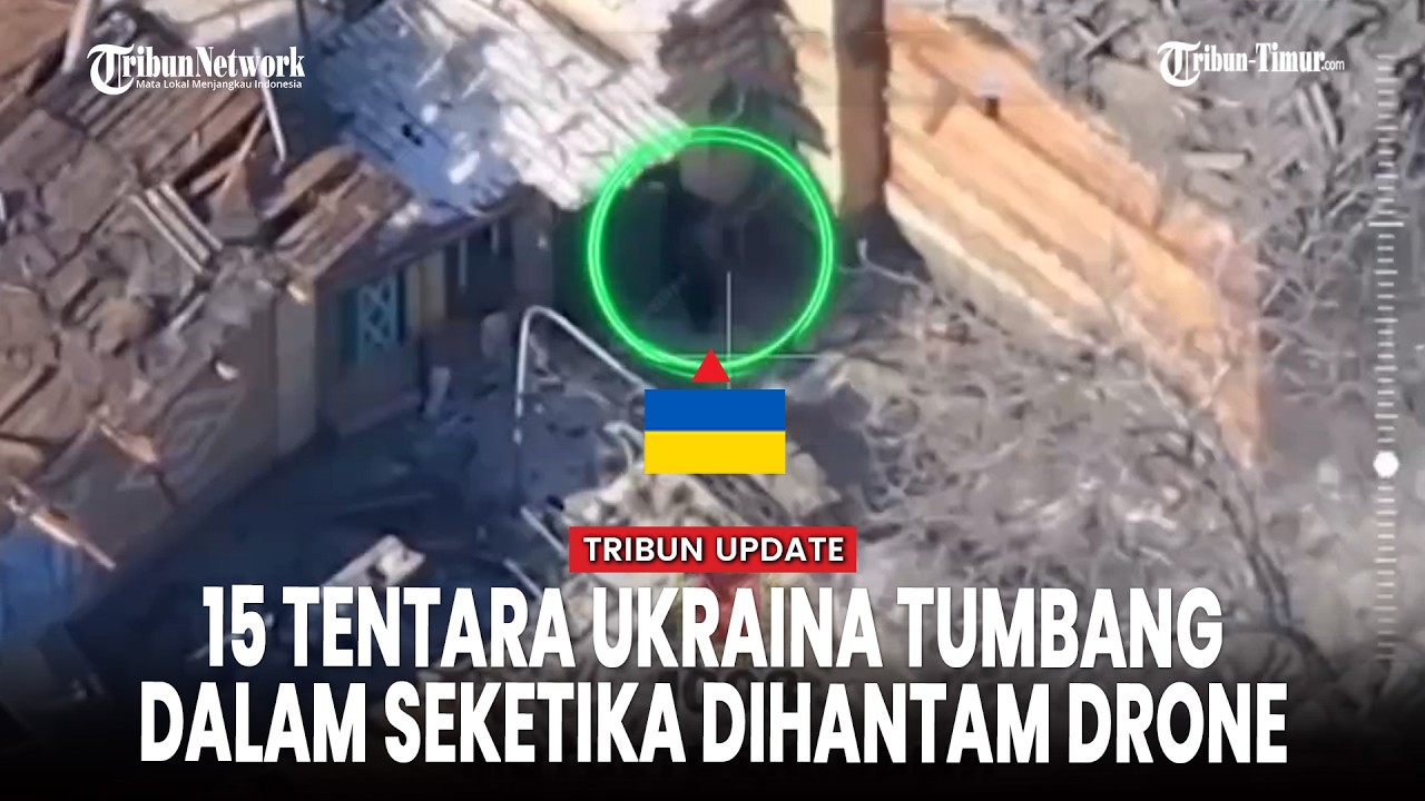 Serangan Bertubi-tubi Drone Rusia di Konstantinovka, 15 Tentara Ukraina Tewas