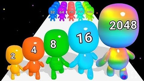 Man Runner 2048 - Max Level Gameplay In Man Runner 2048