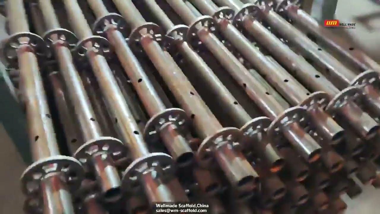 Ringlock Scaffolding Standards Manufacturing - Cross Holes - European Standard - Wellmade China