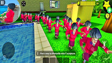 Playing Against Miss T Army Clones  | Scary Teacher 3D (Android/iOS)  Funny Chapter Troll Miss T