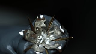 Handmade silver flower - complete process