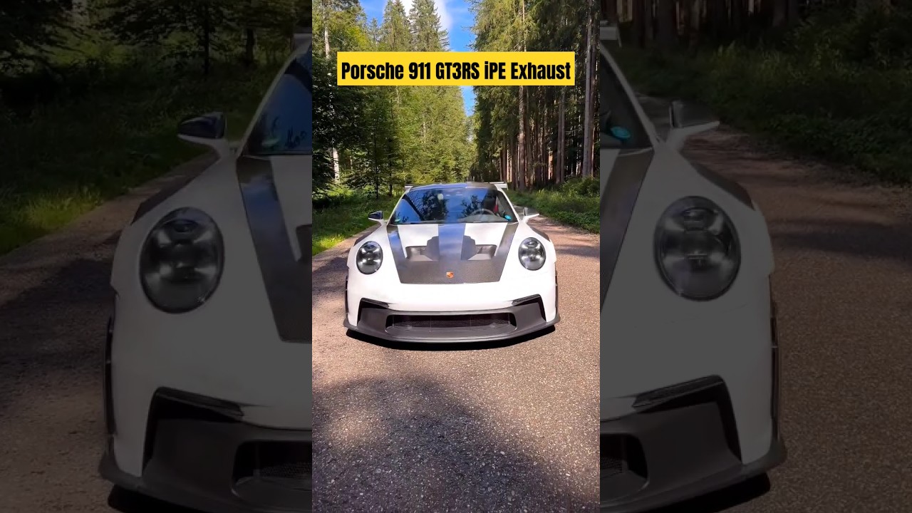 iPE Porsche GT3 RS Exhaust Sound 🔥🔊