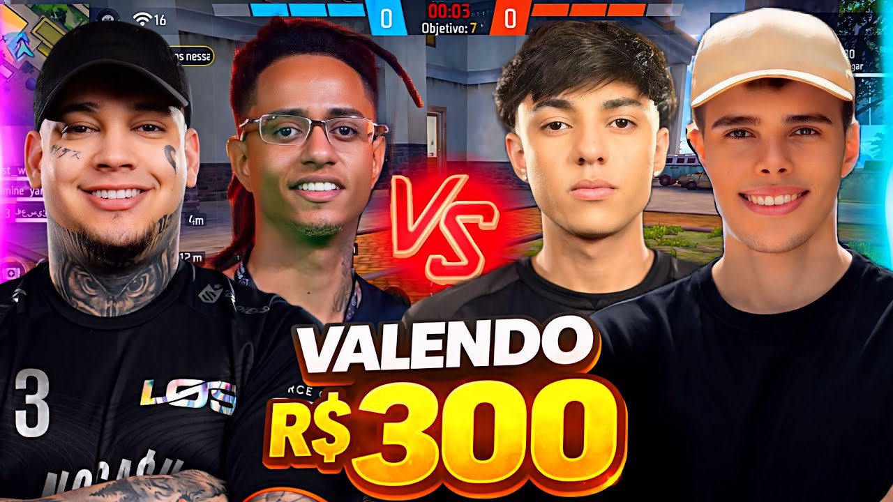 💰 4x4 APOSTADO VALENDO R$300! MARECHAL & MANOMAX vs D4NTES & DOIDAOADM — MD3 INSANA!