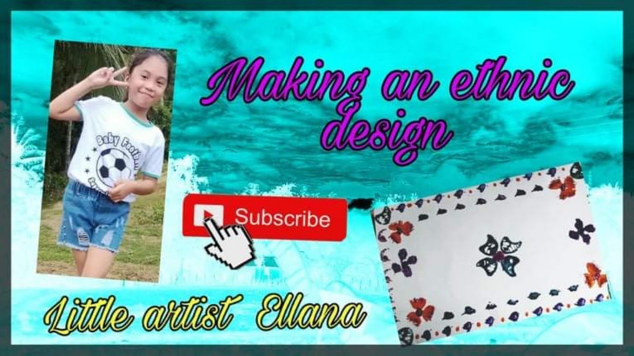 "Ethnic design" Art activity grade4.. YouTube