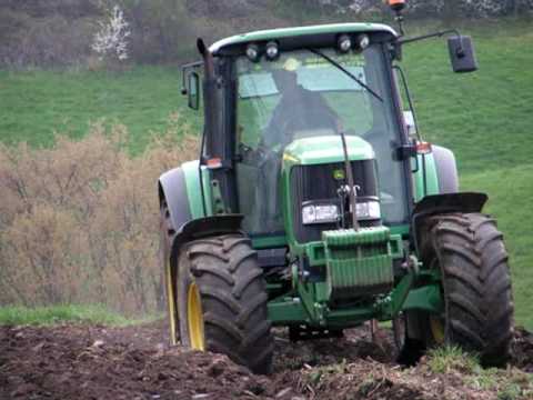 Labour avec John-deere 6520 et Gregoire Besson