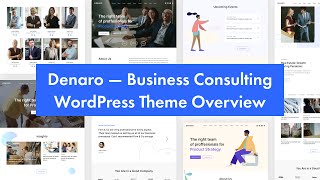Create Business Consulting website — Denaro WordPress Theme Overview