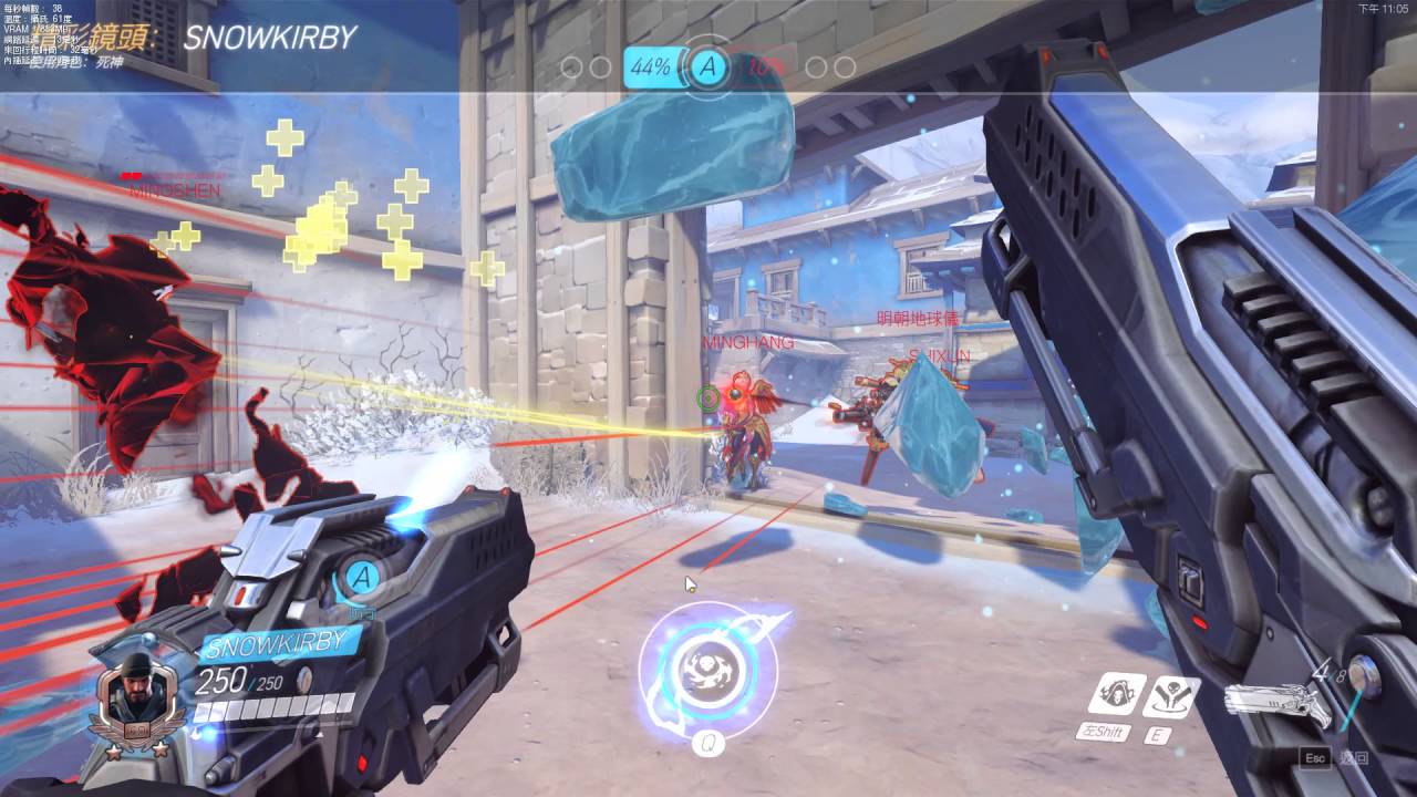 [鬥陣特攻]Overwatch  尼伯爾  死神五殺很爽