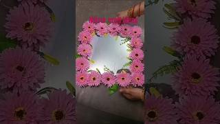 How to make beautiful mirror craft ideas #craft #youtubeshorts