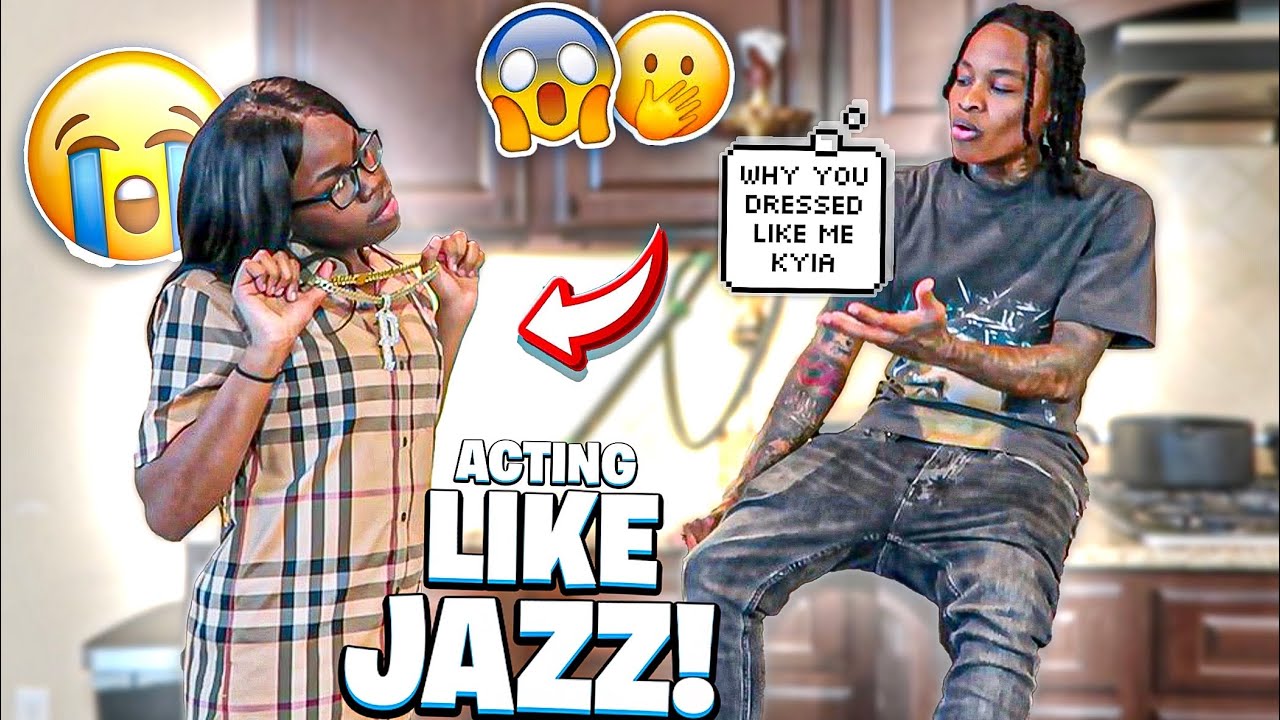 Acting Like Jazz Prank! Funny Reaction!