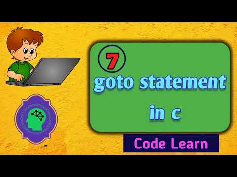 07 goto statement in c language | goto statement program | goto syntax