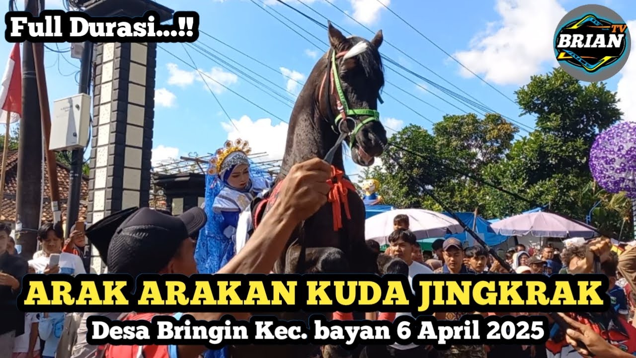 Start Pawai Kuda Jingkrak Desa Bringin Bayan Purworejo 6 April 2025