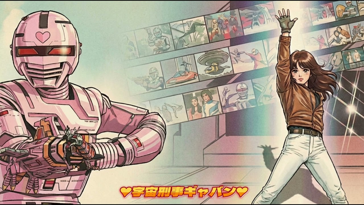 宇宙刑事ギャバン / 串田アキラ (Cover) – 80s Girly × City Pop | Artificial JPop Archive