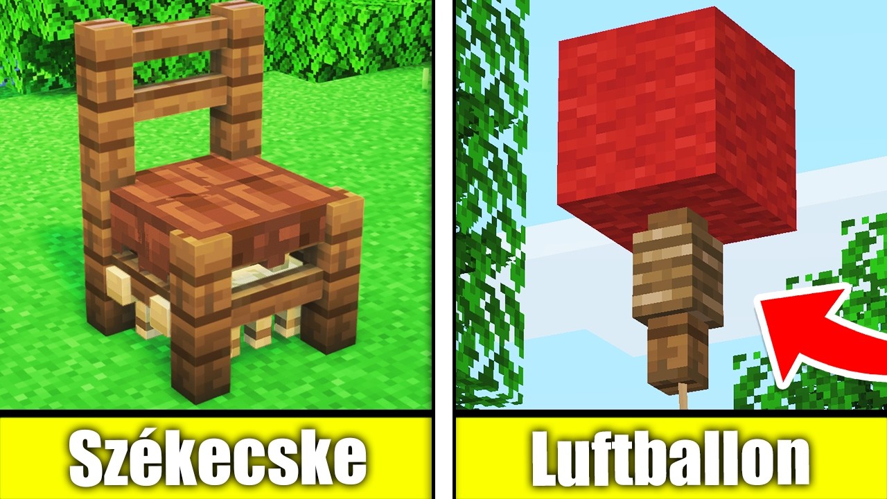 10+ Minecraft Build hack, amelyet még nem láttál
