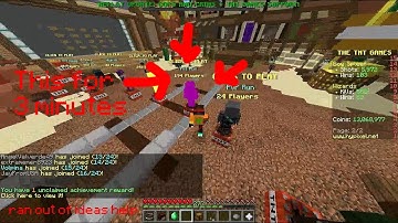 trying to queue Mars in TNT Run (hypixel)