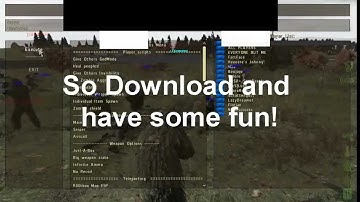 FreeDayzHacks4You 1/21/12 Tested Works Script executor with custom menu, battleye bypass UNDETECTED