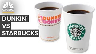 Why Dunkin' Is Taking On Starbucks And Betting On Coffee