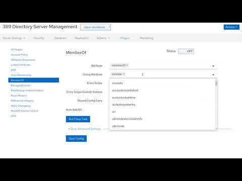 389 Directory Server - Web UI usage
