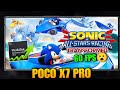 SONIC ALL STARS RACING TRANSFORMED RODANDO LISO 60 FPS POCO X7 PRO BANNERHUB ANDROID
