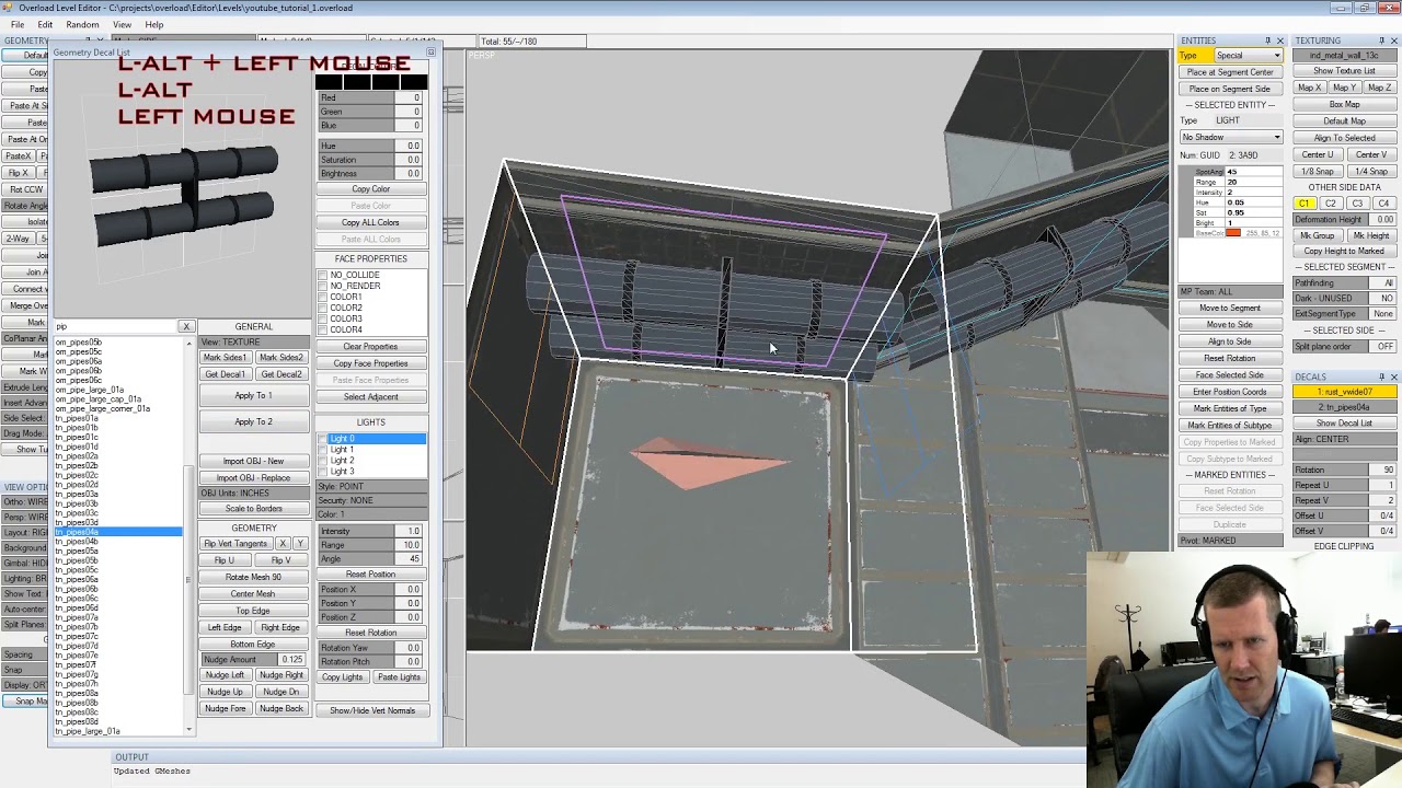 Overload Level Editor Tutorial #4 - Geometry Decals - YouTube