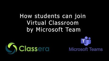 How students can join virtual class on CLASSERA by Microsoft Teams (For Students) in English #class
