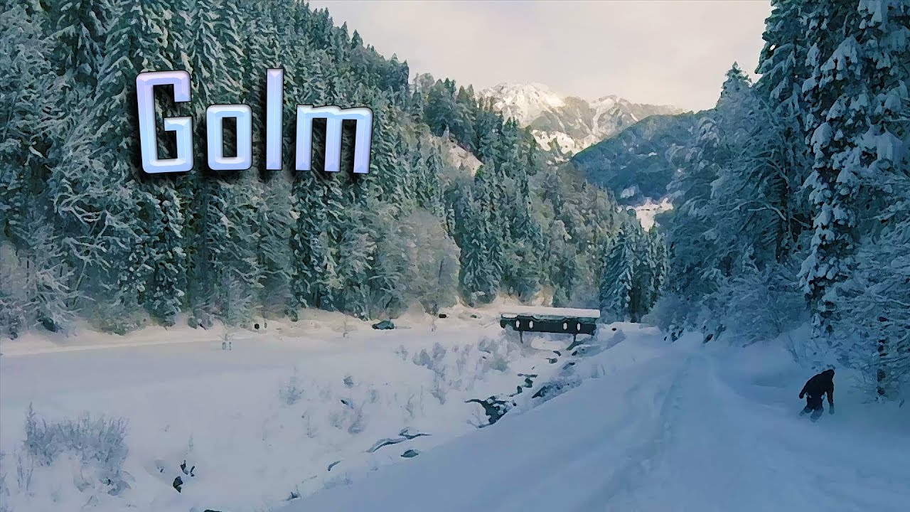 Snowboarding - Golm Snowy Ski-route 24
