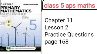 Chapter 11 lesson 2 practice Questions class 5 aps 