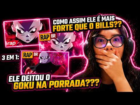 [3 EM 1] Rap do Jiren (Dragon Ball) - 7 Minutoz, Tauz e VG Beats - React