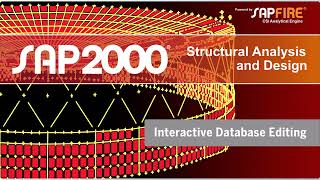 Full TECH TIPS: Interactive Database Editing- SAP2000 News