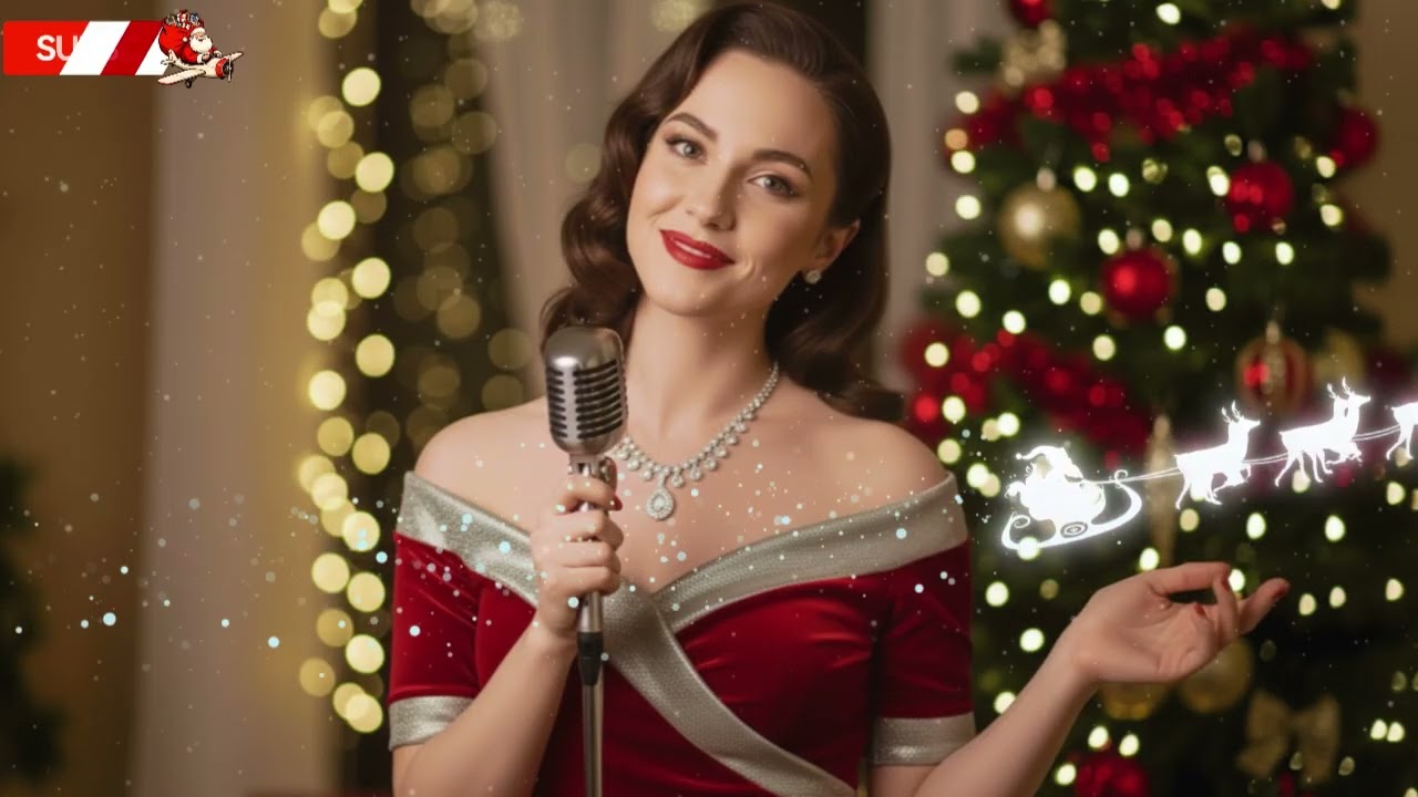 Snowfall Blues – 1950s Classic Christmas Songs | Cozy Fireplace Christmas | Blues Holiday Playlist