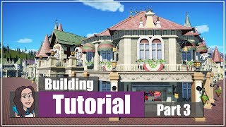 How to build a Main Street Corner building | Planet Coaster Tutorial | Part 3