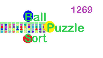 Ball Sort Puzzle Level 1269 🎯No Extra Tubes😂Game Walkthrough😘  #Stay Home And Fun Play #WithMe