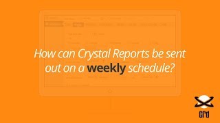How to Automatically Send Crystal Reports on a Weekly Schedule 🔥🔥 screenshot 5