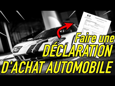 Vidéo: Comment Faire Une Déclaration De Revenus Pour Une Vente De Voiture