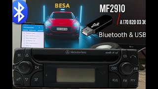 Mercedes -Benz Audio 10 Cd Orijinal Mf2910 A170 820 03 36 Teybine Bluetooth & Usb Entegrasyonu