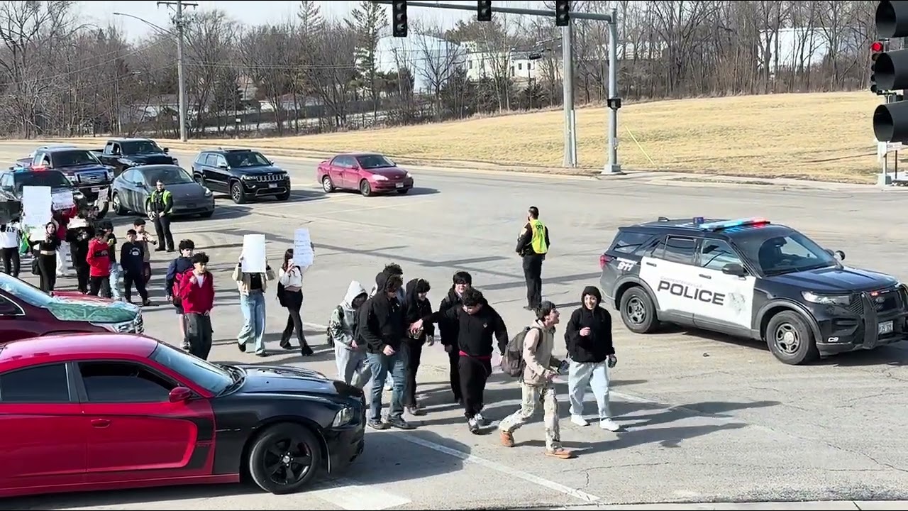 Dundee Crown High School “Walkout” protest (2-10-2026)