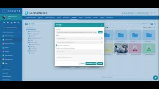 La gestion de fichiers Acollab