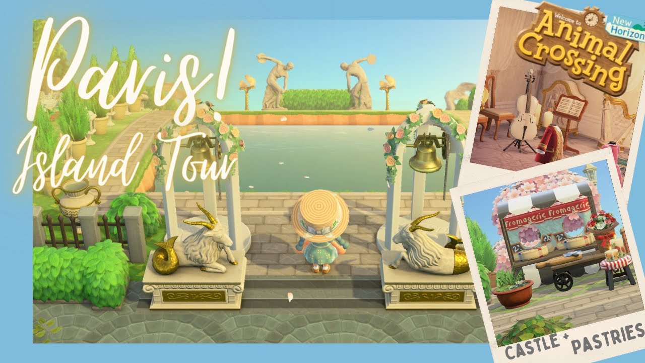 Paris Island Tour With Eiffel Tower animal crossing new horizons