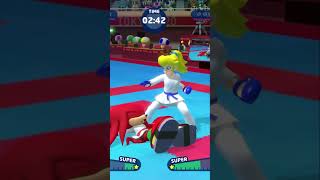Mario & Sonic At The Olympic Tokyo 2020 Peach Vs Knuckles Karate - Kumite Gameplay Switch Shorts