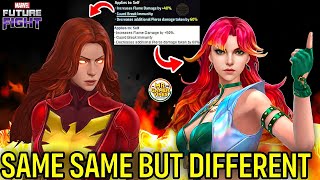 Jean Grey OLD vs NEW Summer Uniform 🤯 Skill Effects Comparison | Marvel Future Fight