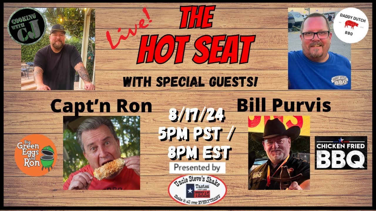 The Hot Seat is BACK! Chicken Fried BBQ and Capt'n Ron! - YouTube